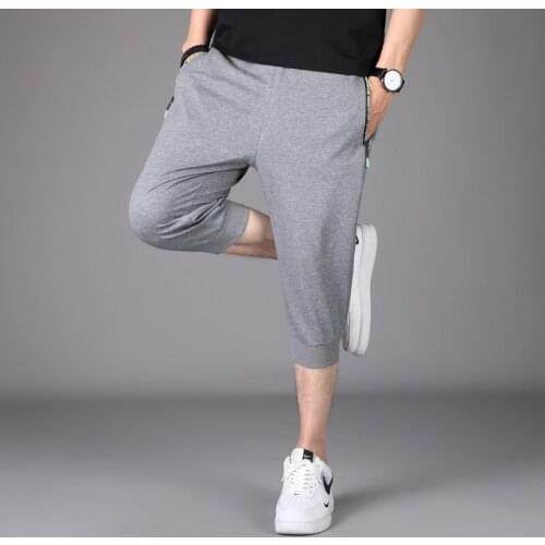 Summer Mens Sports Shorts Knit Beach Basketball Fitness Gym Joggers Running Sweat Track Workout Casual Drawstring Male Z029