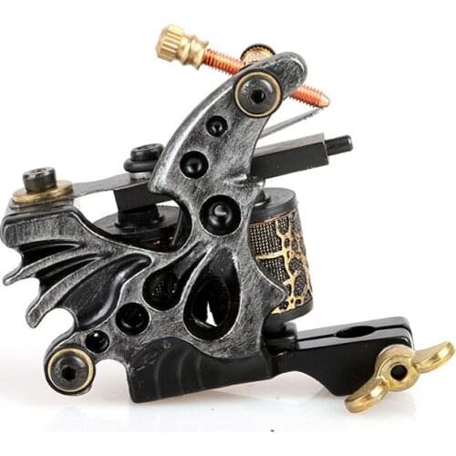 2019 Tattoo Machine Gun For Liner Shader 10 Wraps Reels Tattoo Gun For Liner Shader Starter Professional Artist