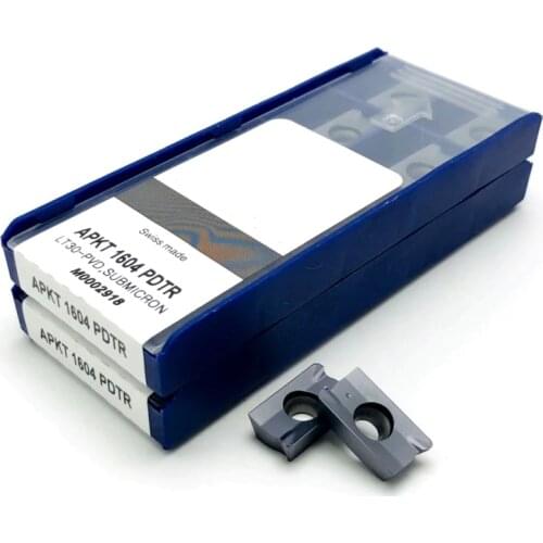 APKT1604 PDTR LT30 CNC insert carbide milling cutter PVD turning insert tungsten carbide indexable lathe tool apkt 1604
