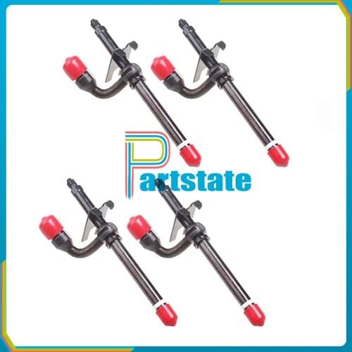 4pcs Fuel Injector AR89563 Fits For John Deere 9920 350D 4239D 415B 1445F 2035 2135