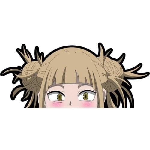 Car Styling Vinyl Stickers for Mask Himiko Toga Anime Graphics Motor Bikes Electric Laptop Case Decal Waterproof