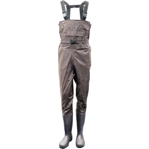Fishing Waterproof Breathable boots Thickened jumpsuit Wear-resisting Fast Drying Fly Wader Hunting Wading Pants HW063
