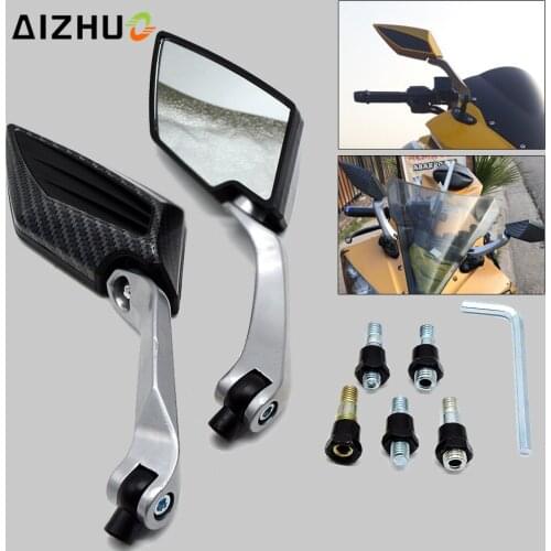Motorcycle Rearview Mirrors Universal Motor Autobike ABS Plastic Side Mirror For Kawasaki Suzuki Honda Yamaha Benelli Ducati