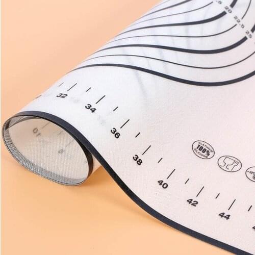 1Pcs Large Silicone Baking Mat Pastry Rolling Kneading Baking Pad Kitchen Mat Crepes Pizza Dough Non-stick Pan Cooking Tools