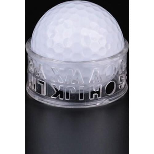 2Pcs Golf Round Scribe English Letter Waterproof Golf Ball Marking Stencils Line Marker Golf Ball Liner Golf Ball Liner for Golf
