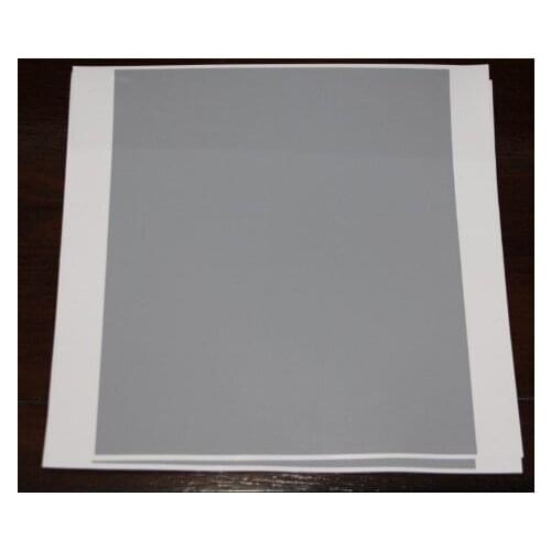 20 Sheets Big Scratch Off Sticker 200x235mm Silver Color Blank For Postcard Cover Stationery Message Sticker