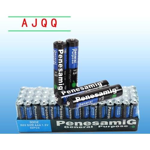 Factory Price 70PCS 3A Carbon dry AAA 1.5v Battery,R03 R3C Batteries For Camera Calculator Alarm Clock Remote Control UM4