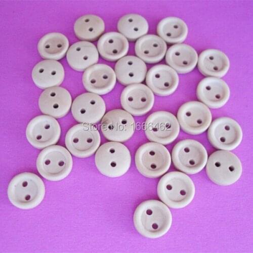Natural color wooden buttons,200Pcs Shirt buttons,scrapbooking accessories J-10