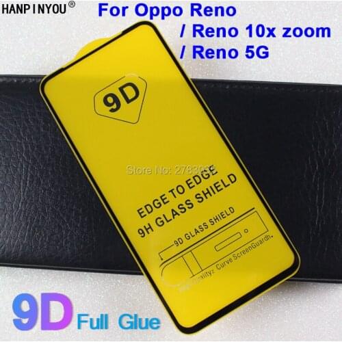 For Oppo Reno / 5G / Reno 10x zoom 5D 6D 9D Full Glue Cover Toughened Tempered Glass Film Screen Protector Guard