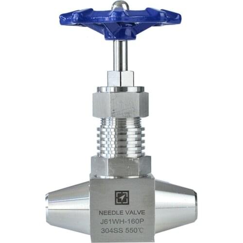 DN6 DN10 Welded Formula Needle Globe Valve J13W Stainless Steel High Temperature High Pressure Welded Formula Needle Valve