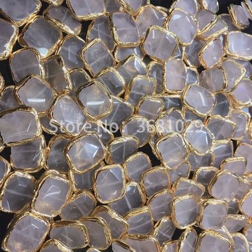 Europe and the United States new simple generous irregulare crystal teeth pendant jewelry pendant