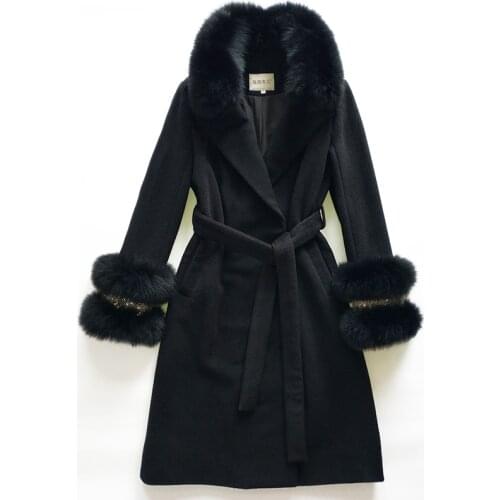 FURTJY Women's Coats With A Belt