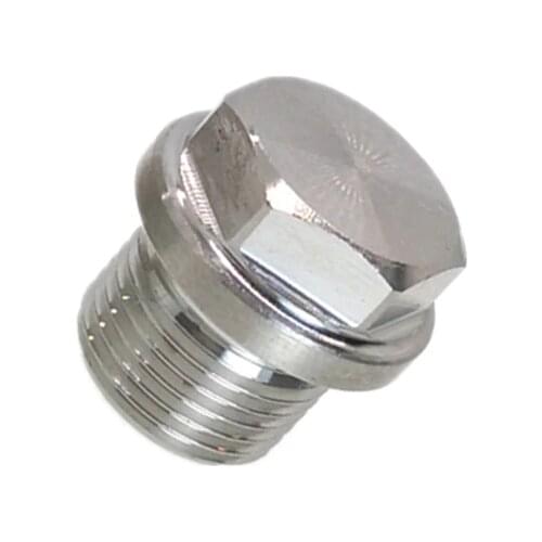 M8 M10 M12 M14 M16 M18 M20 M22 M24 M27 M30 Metric Male Thread 304 Stainless Steel Hex Head End Cap Plug Pipe Fitting Connector