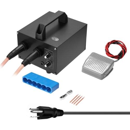 CX4500 Microcomputer Spot Welding Machine Set 20ms-1s Adjustable 640-1600A Current Adjustment for 0.25mm Nickel-clad Steel Plate