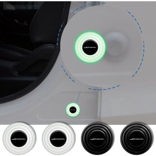 Car Door Shock Stickers Absorber Soundproof Pad For lada VESTA niva kalina priora granta largus vaz samara 2110 Luminous Buffer