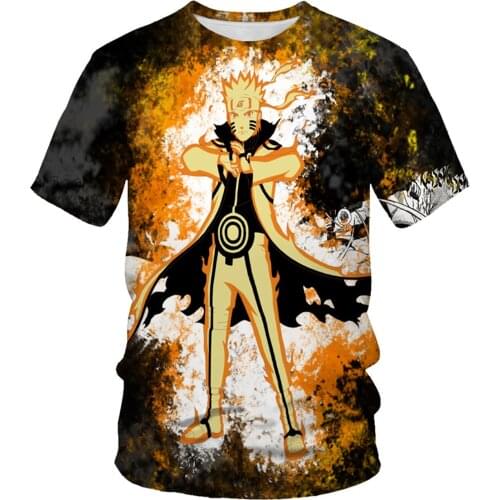 2021 summer new mens T-shirt 3D printing T-shirt Tokyo Ghoul pattern childrens T-shirt parent-child wear material soft and com