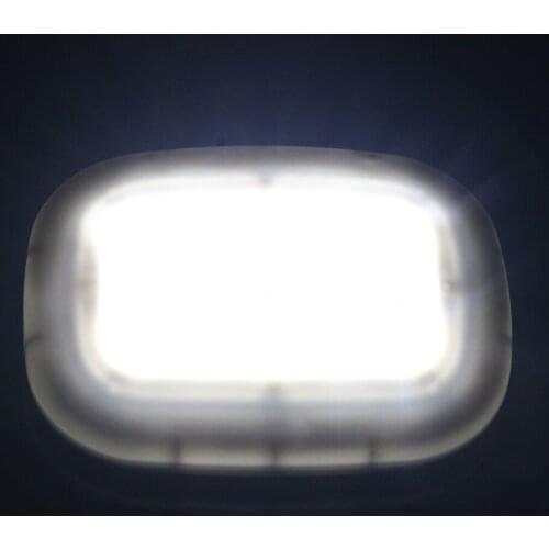 USB Charging Vehicle Roof Ceiling Lamp 10 LED Magnet Dome Light Auto Interior Light Universal White Car Reading Light