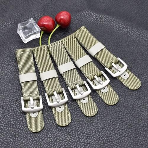 Military Army Nylon leather Canva Watch Band Strap 20 22mm for huawei watch Gt Active/Honor Magic Galaxy watch 46mm Gear S3