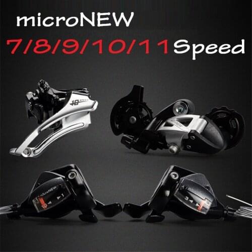 MicroNEW Bicycle Rear Derailleur Front Shifter Shift Lever 7/8/9/10/11 Speed MTB Mountain Bike Road Bicycle Parts microshift