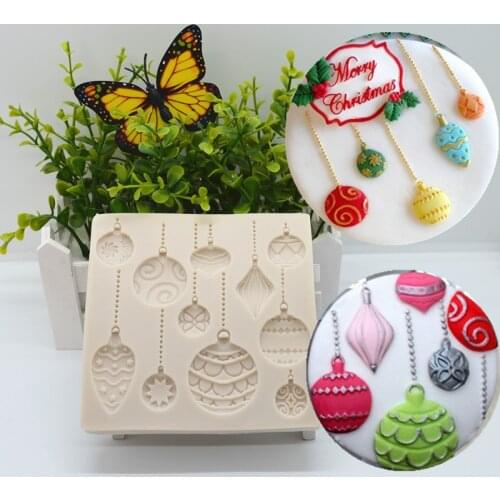 Balloon Chandelier Silicone Mold Kitchen Resin Cake Baking Tool DIY Chocolate Candy Pastry Fondant Mould Dessert Lace Decoratio