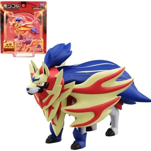 Takara Tomy Tomica Moncolle Monster Collection ML-19 Pocket Zamazenta Resin Pokemon Figure Baby Toys Anime Puppet