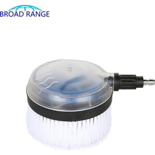 Rotary Round Brush Water Cleaning Washing Brush with G1/4 Quick Connect Adaptor for all kinds of high pressure washer