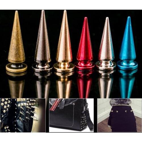 YOMDID 5PCS Rivets For Clothes Punk Rivets Studs DIY Handcraft Spike Rivets For Shoes Garments Bag Decoration Sewing Accessories