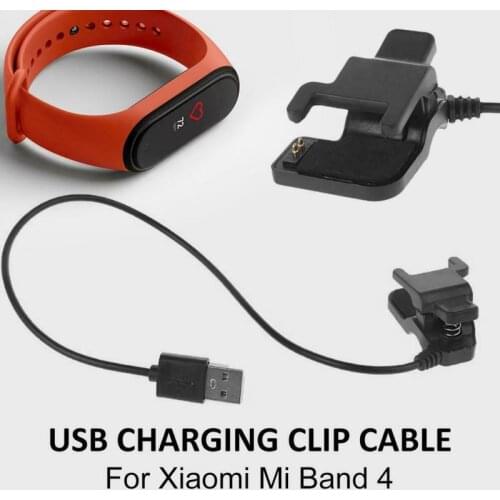 1PCS USB Charging Dock Cable For Xiaomi Mi Band 4 Replacement Cord Charger Adapter For Mi band 2 3 4 Smart Wristband dropship