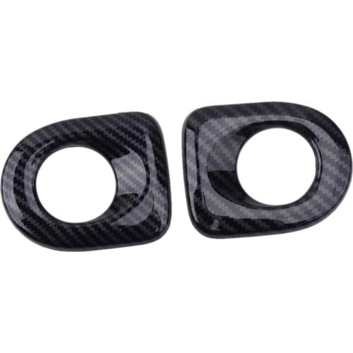 1 Pair ABS Black Car Rear Door Stereo Speaker Cover Trim Frame Decoration Fit for Toyota Tundra 2014 2015 2016 2017 2018 2019