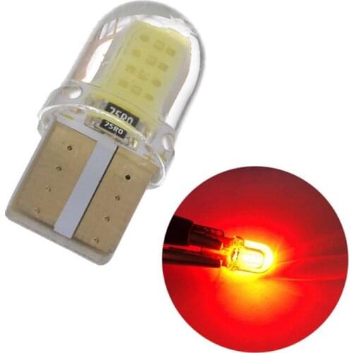 1pcs Led Parking Bulb Auto Wedge Clearance Lamp Silica Bright License Plate LED W5W T10 194 168 W5W Bulbs Light Styling TXTB1