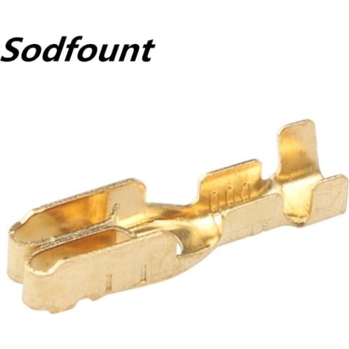 100pcs H62 brass car terminal BX2091C fuse box terminal