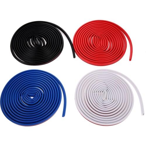 5M Car Door Seal Strips Weatherstrip Rubber Seal Car Stickers Sound Insulation Sealing Automobiles Interior Accessories