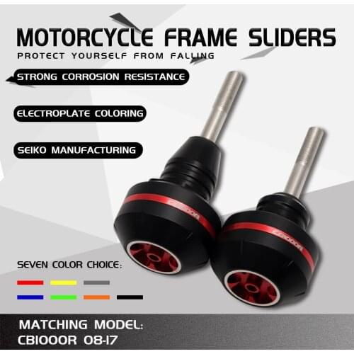 For CB1000R CB 1000R CB1000 R 2008-2018 Motorcycle Falling Protection Frame Slider Fairing Guard Anti Crash Pad Protector