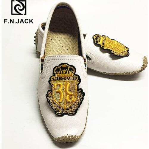 F.N.JACK Mens Loafers