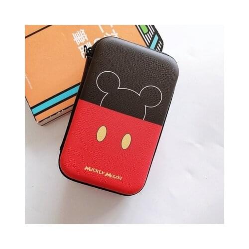 Disney Mickey Chis Cat Pooh Minnie Anime Figures Cartoon Product Cosplay Accessories Storage Box Coin Unisex Gift
