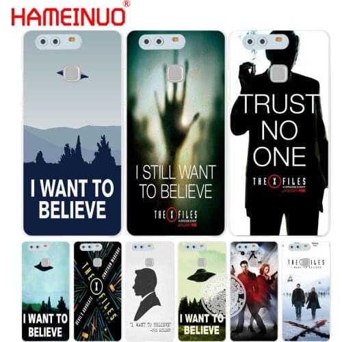 HAMEINUO The X Files I want to believe Cover phone Case for huawei Ascend P7 P8 P9 P10 lite plus G8 G7 honor 5C 2017