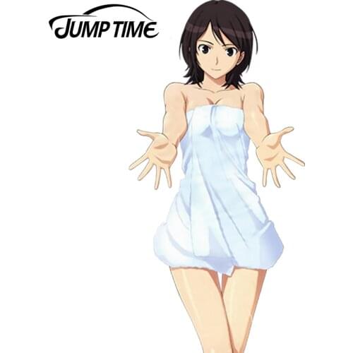 JumpTime 13cm x 6.3cm Amagami SS Anime Vinyl Car Sticker for Window Bumper Car Stickers Sexy Graphic