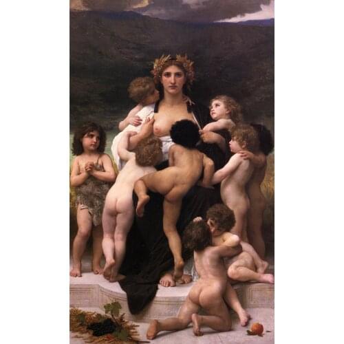 Handmade Oil painting reproduction Alma Parens by William Bouguereau