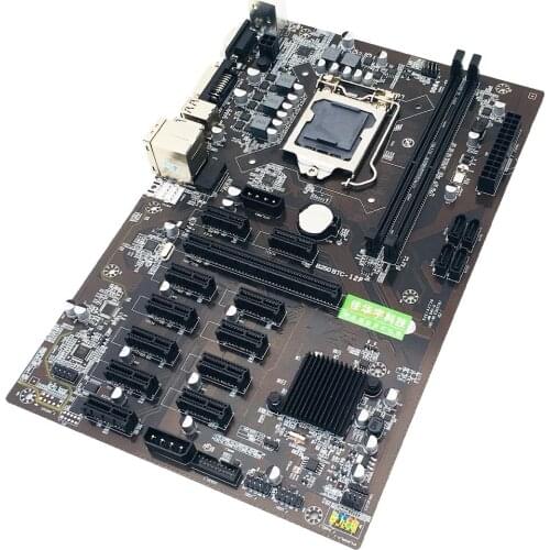 For Asus B250 MINING EXPERT 12 PCIE Mining Rig BTC ETH Mining Motherboard LGA1151 USB3.0 SATA3 Intel B250 B250M DDR4 Maximum 16G