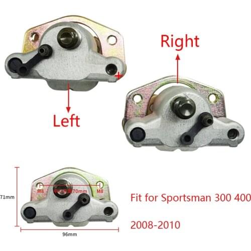 Motorcycle Brake Lower Caliper Pumps Left&Right Brake Pump Calipers Fit For Polaris Sportsman 300 400 2008-2010 ATVs Scooters