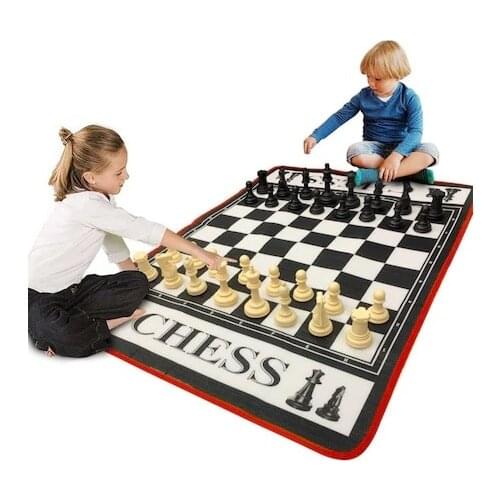Big size Chess Set Garden Chess Set 92x65 cm Portable chess set plastic travel international chess Ultralight