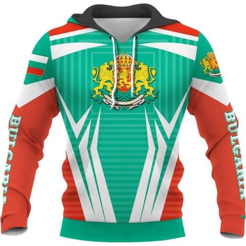 Bulgaria 3D Hoodies Printed Pullover Men For Women Funny Sweatshirts Fashion Cosplay Apparel Sweater Drop Shipping 07