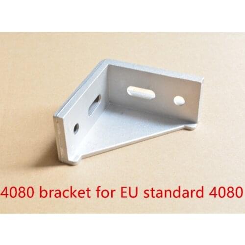4080 bracket corner fitting angle aluminum fastener for EU standard profile 1pcs