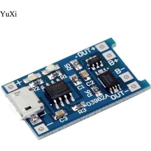 YuXi 5V Micro USB 1A 18650 Lithium Battery Charging Board With Protection Charger Module