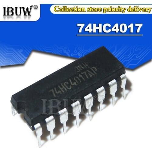 100PCS SN74HC4017 DIP16 SN74HC4017 74HC4017 DIP Integrated IC