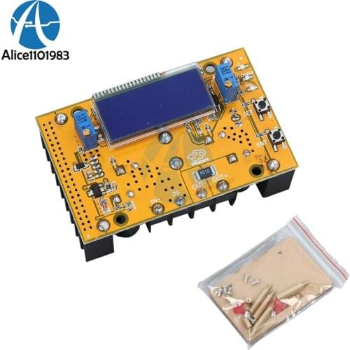 10A DC-DC Adjustable LCD Dual Display CC CV Power Supply Step Down Module Short Circuit Protection Case DC-DC Boost Converter
