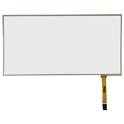 14.1inch 4 Wire 323x 191mm Film to Film Resistive Touch Panel For 16:9 1366x768 LCD Screen