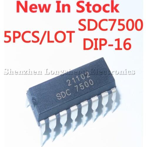 5PCS/LOT SDC7500 DIP-16 DIP16 Controller chip