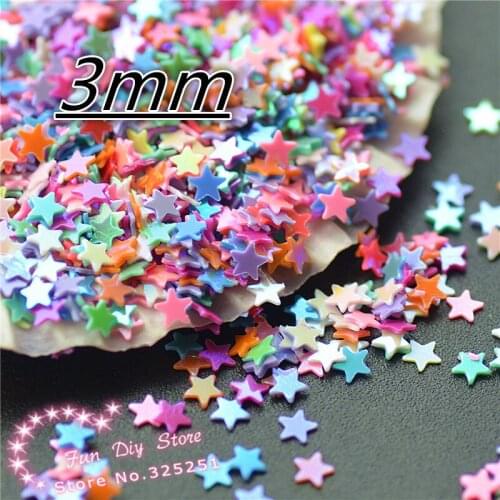 5000pcs/lot 3mm shiny star laser paillette decoration multicolor craft free shipping