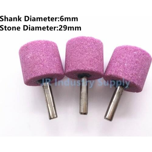 10pcs 6*29mm Abrasive Mounted Stone For Dremel Rotary tools Grinding Stone Wheel Head dremel accessories